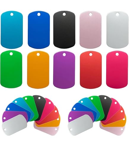 Amazon.co.jp: 金杢犀 ドッグタグ 青い狼セット : ペット用品